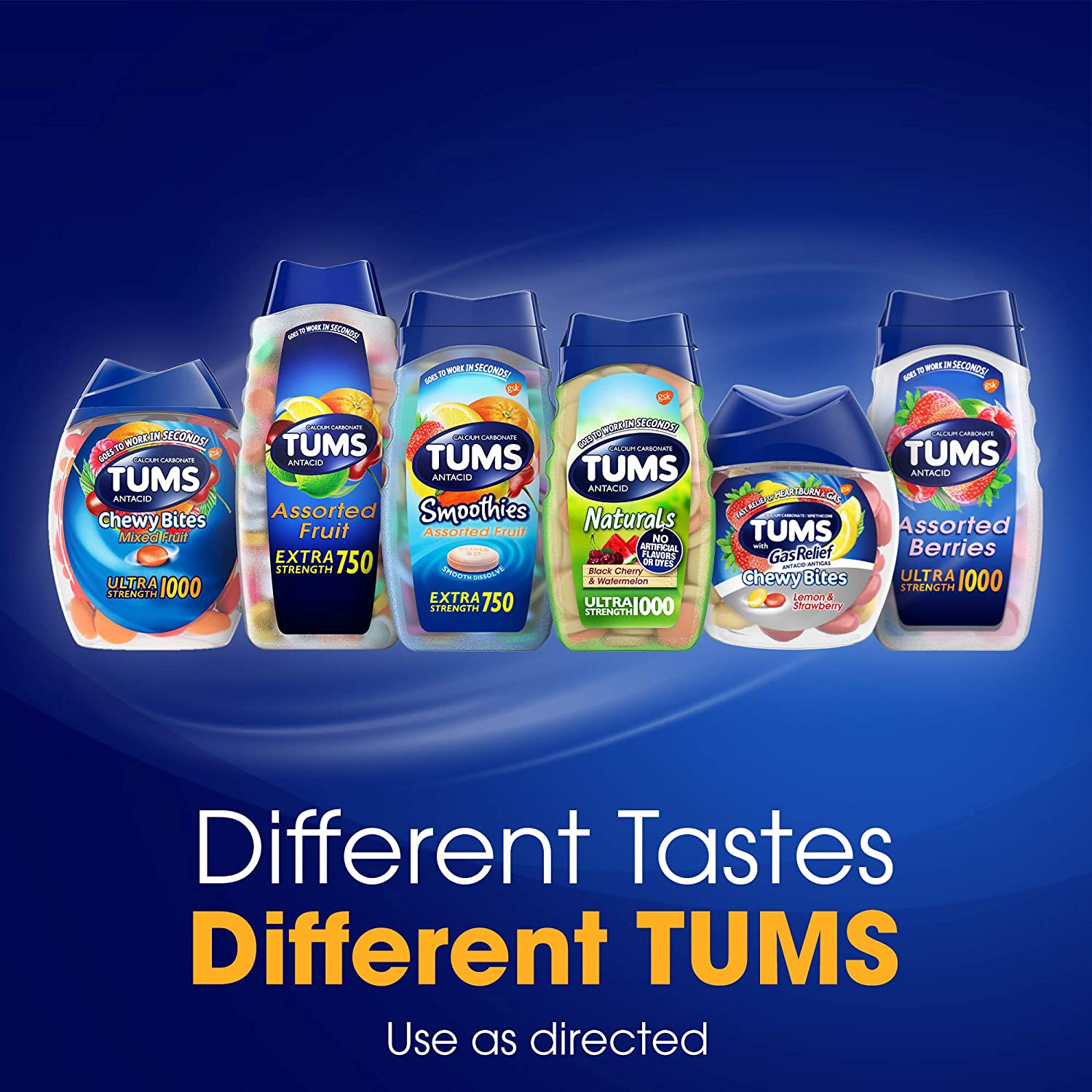 Tums Chewy Delights VERY CHERRY 32 Soft Chews ( 3 Pack