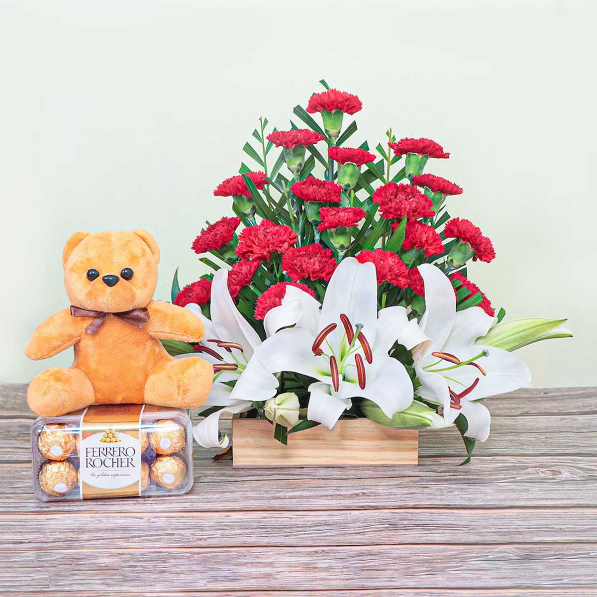 Combo with Rose and Teddy