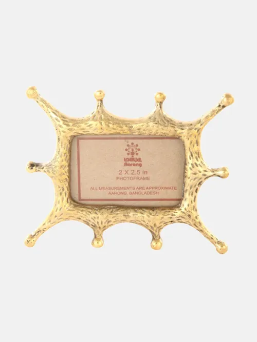 Brass Abstract Photo Frame