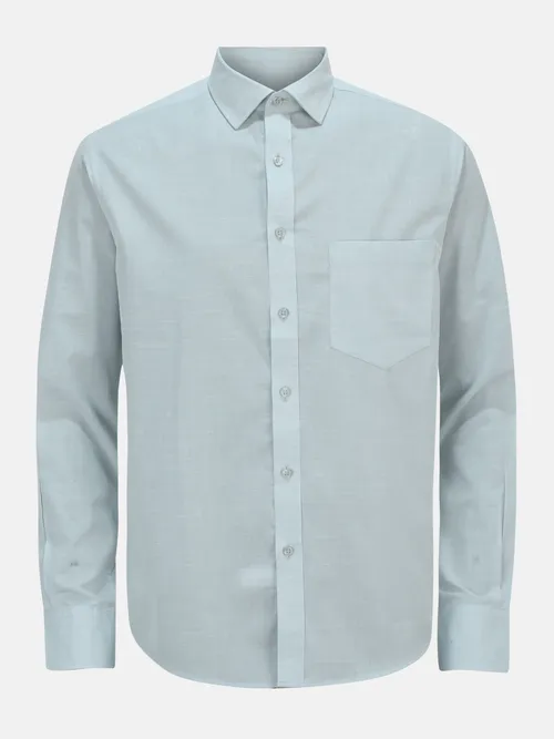 Mint Green Mixed Cotton Executive Shirt