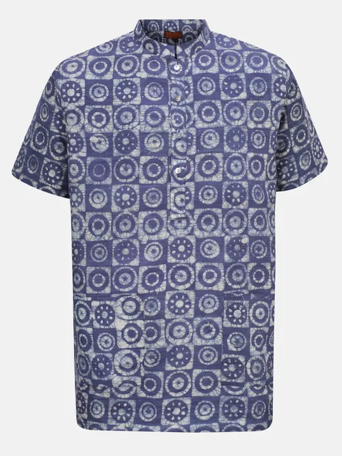 Purple Wax Dyed Endi Silk Fatua