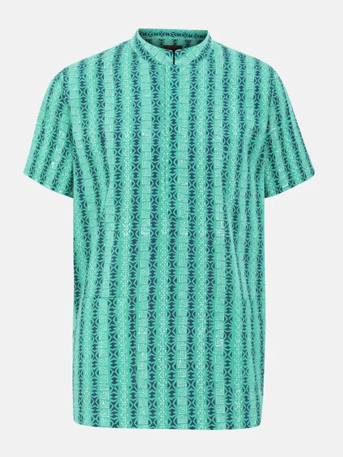 Seafoam Green Printed Cotton Fatua