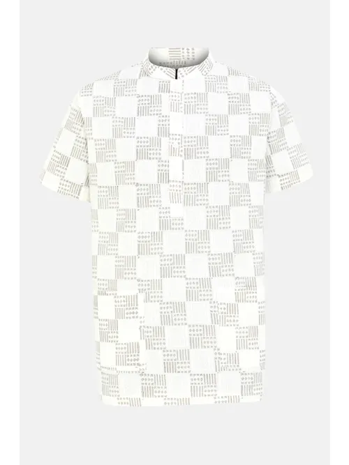 White Printed Cotton Fatua