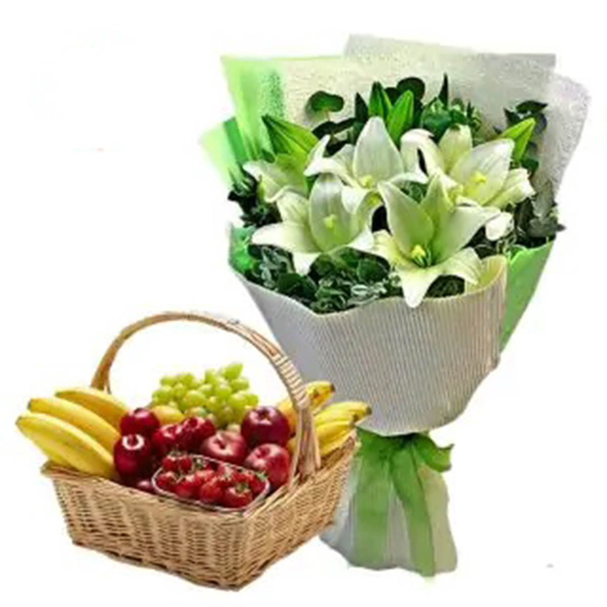 Flower & Fruit Basket -Combo 04