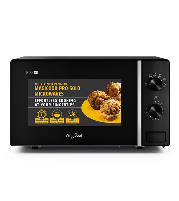 Whirlpool 20 Liter Solo Microwave Oven MAGICOOK Classic KNOB