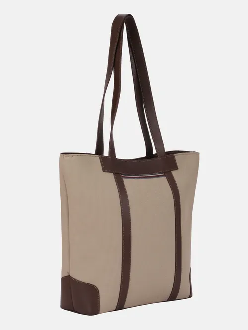 Khaki Gabardine Tota Bag
