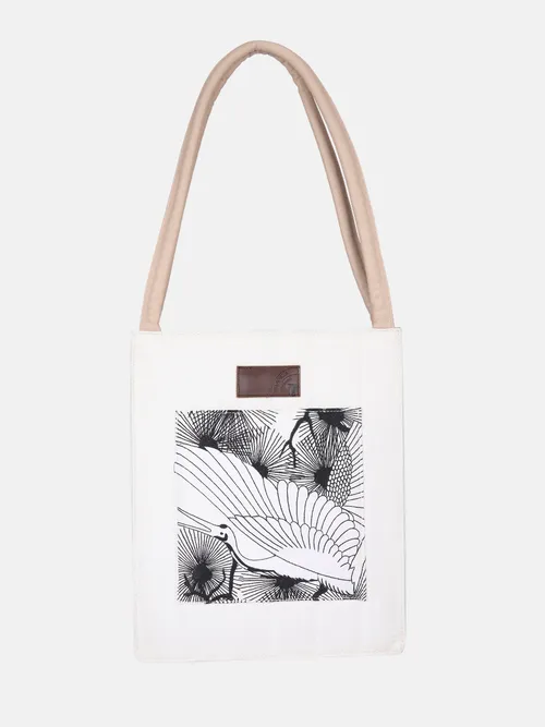 White Cotton Tote Bag