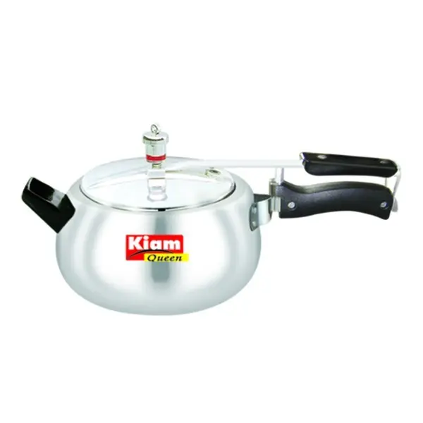 Kiam Queen Pressure Cooker - 5.5 Litre - Silver