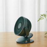 JISULIFE FA29/FA29A Clip on Desk Fan Rechargeable 4 Speed Modes