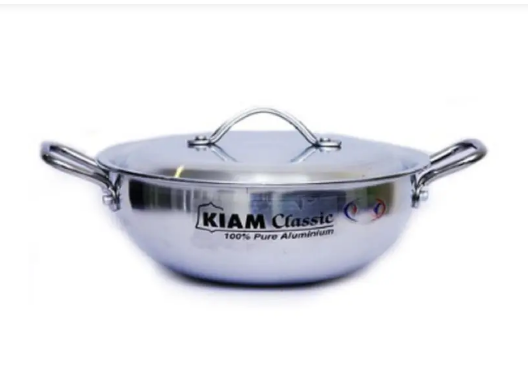 Kiam Aluminum Karai With Metal Handle -30 cm