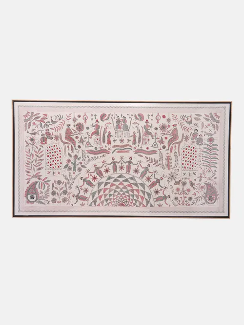 Nakshi Kantha Cotton Wall Hanging Tapestry