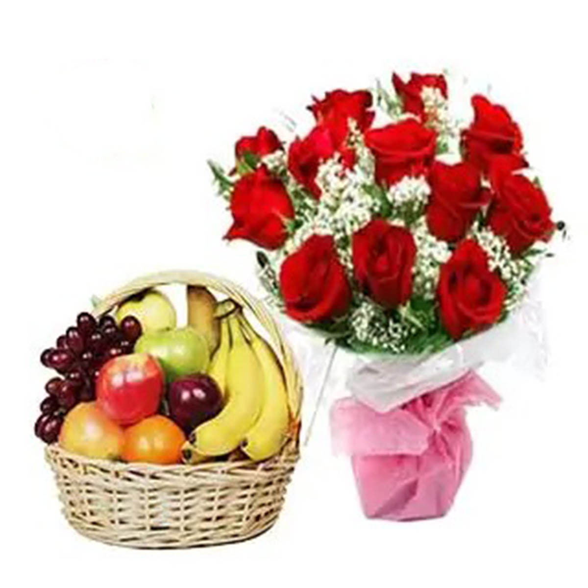 Flower & Fruit Basket -Combo 07