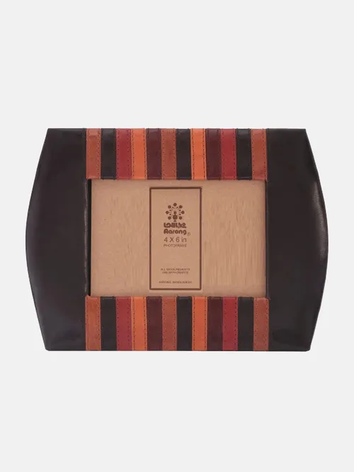 Multicolour Leather Photo Frame