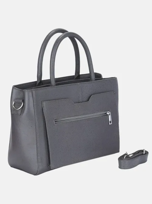 Grey Leather Bag