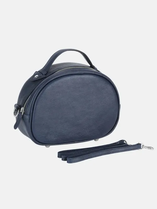 Midnight Blue Leather Bag
