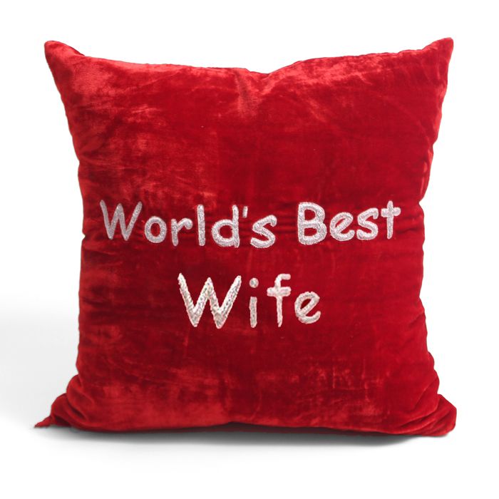 World's Best Wife Cushion