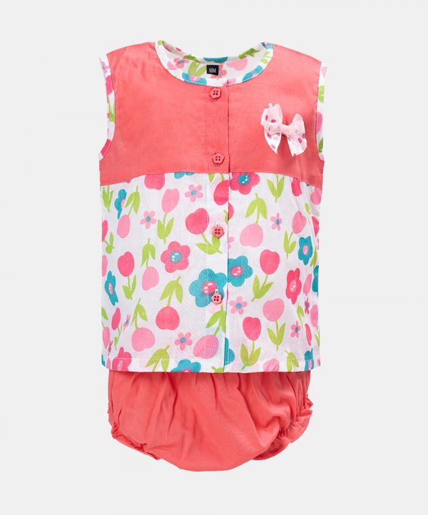 Pink Cotton Newborns Nima Set