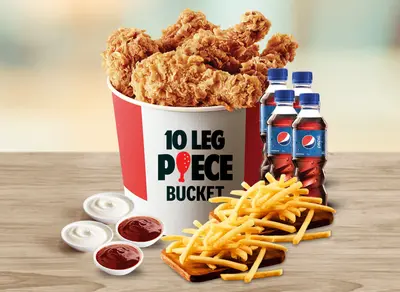 10 pcs Leg Bucket Meal
