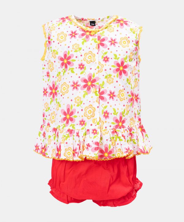 Printed Cotton Newborns Nima Set