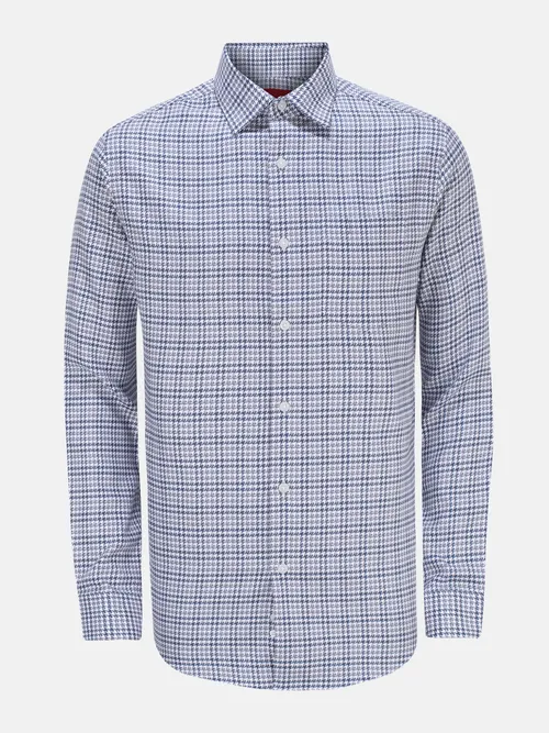 White Textured Cotton Executive Premium Shirt