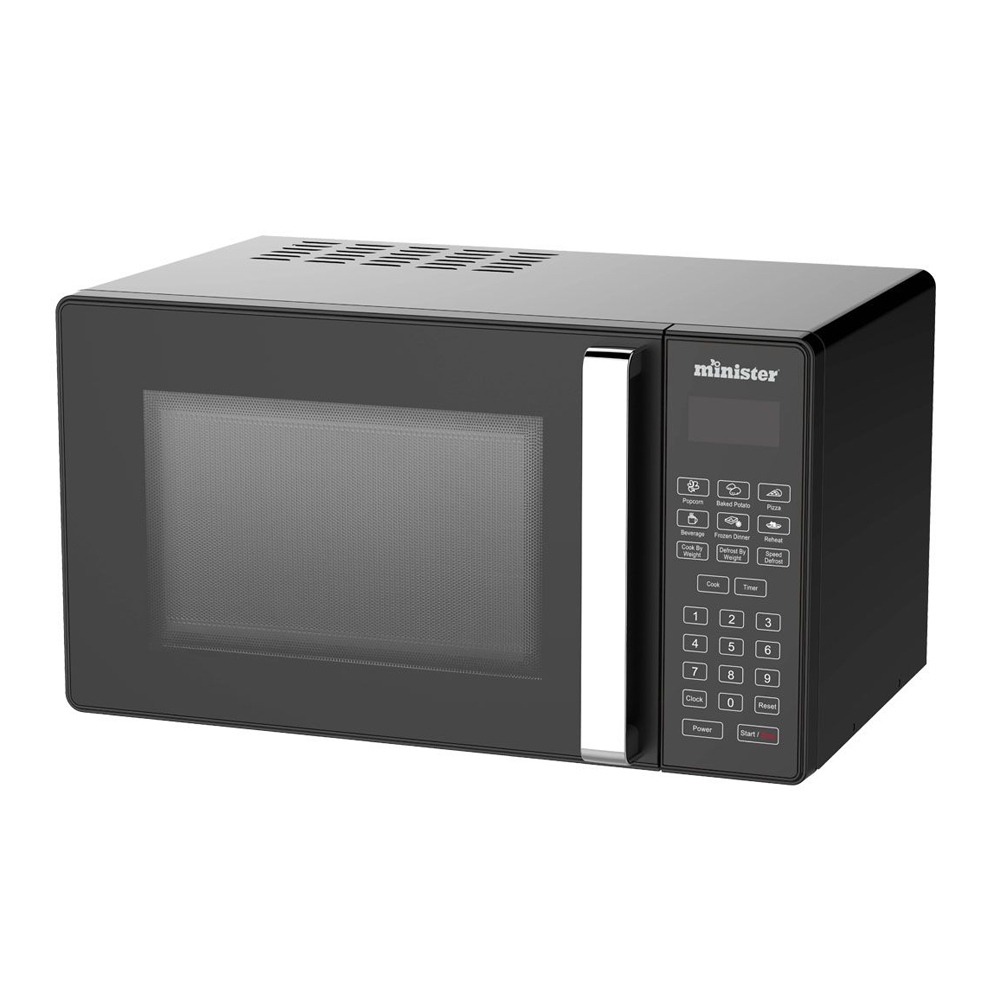 Minister 25 Liter Grill Microwave Oven MI-25UX68 Black & Silver