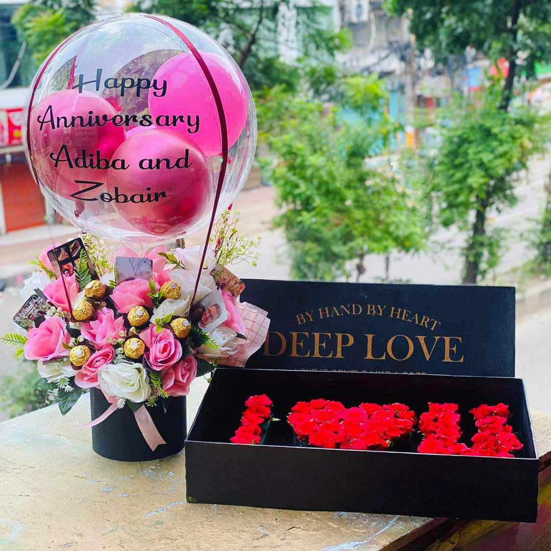 Deep Love Box with Flower
