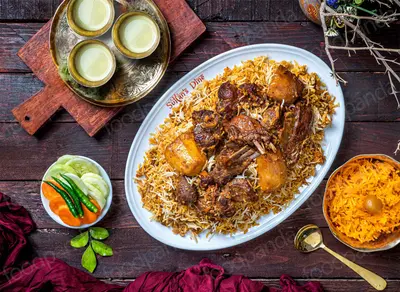 Basmati Kacchi with Borhani - 1:3