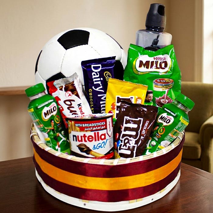 Sports Fun Snack Basket