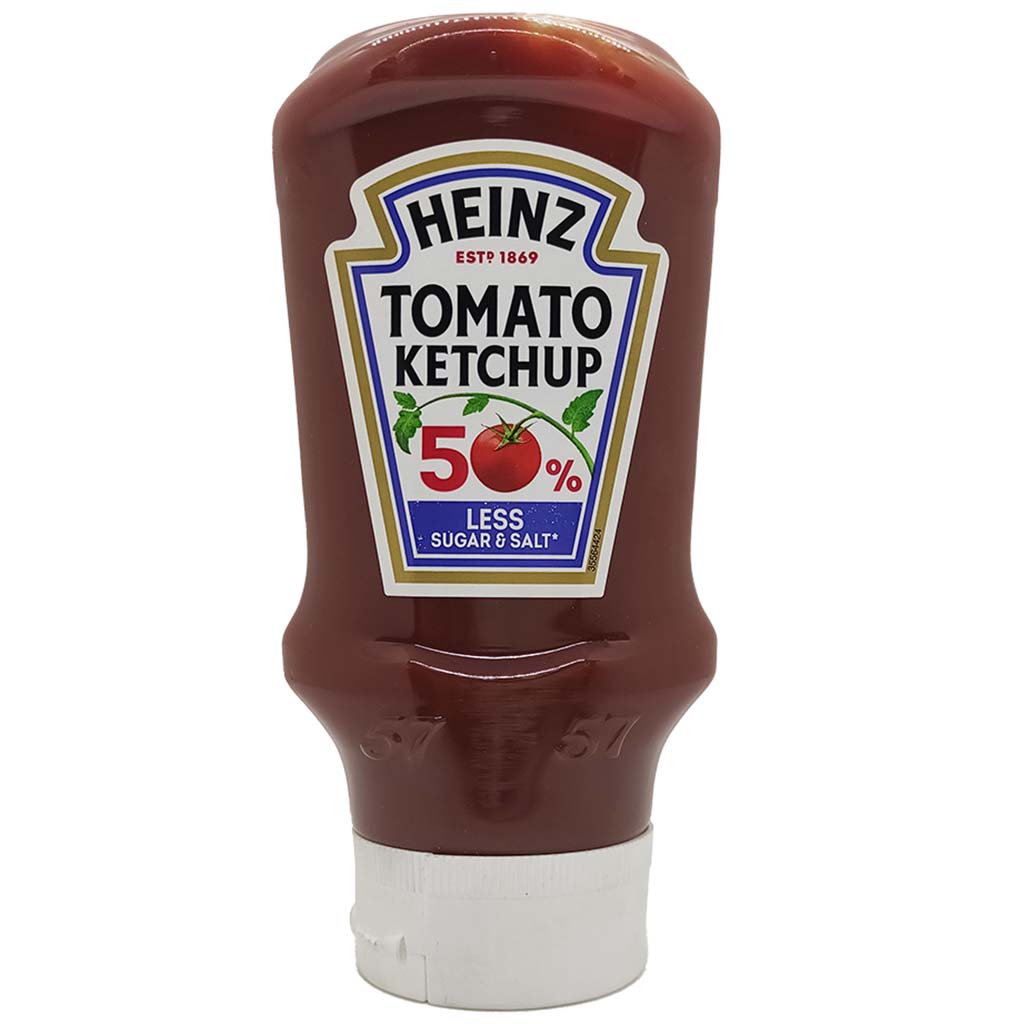 Heinz - Tomato Ketchup - 50 % less Sugar & Salt - 400ml