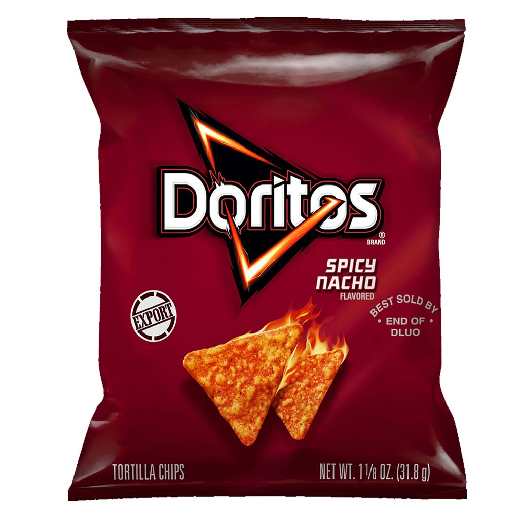Doritos Spicy Nacho Flavored Potato Chips
