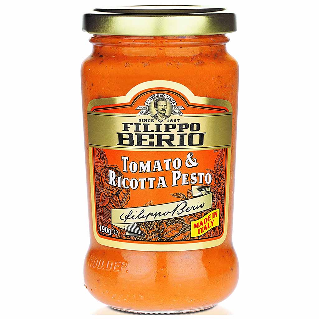 Filippo Berio Tomato & Ricotta Pesto -190 gram