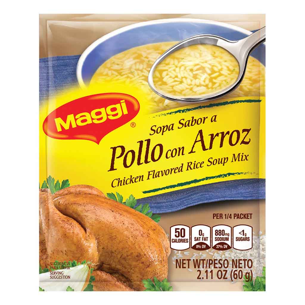Maggi Chicken Flavored Rice Soup Mix-60gram