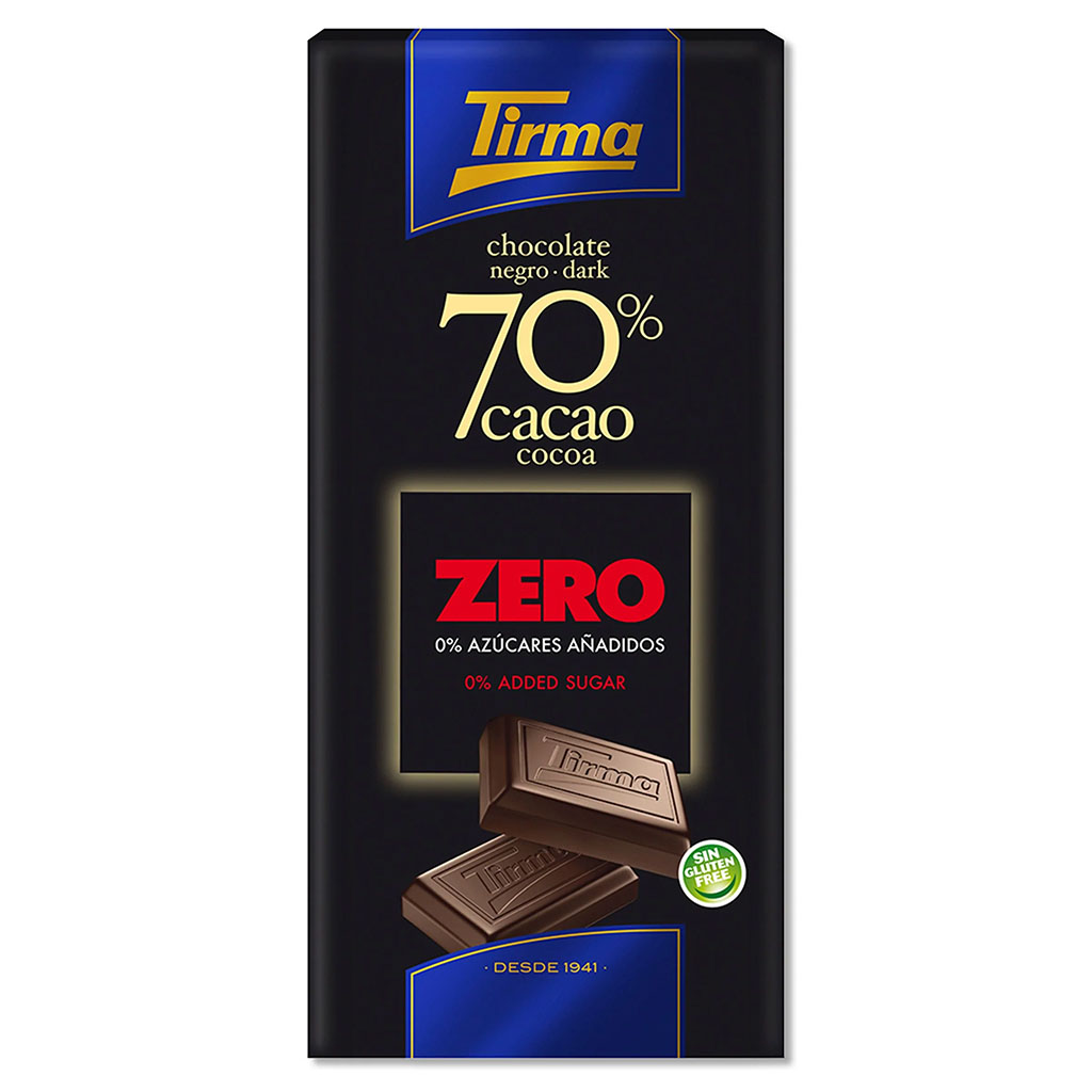 Tirma 70% Cocoa Dark (Zero 0% added sugar)-125gram