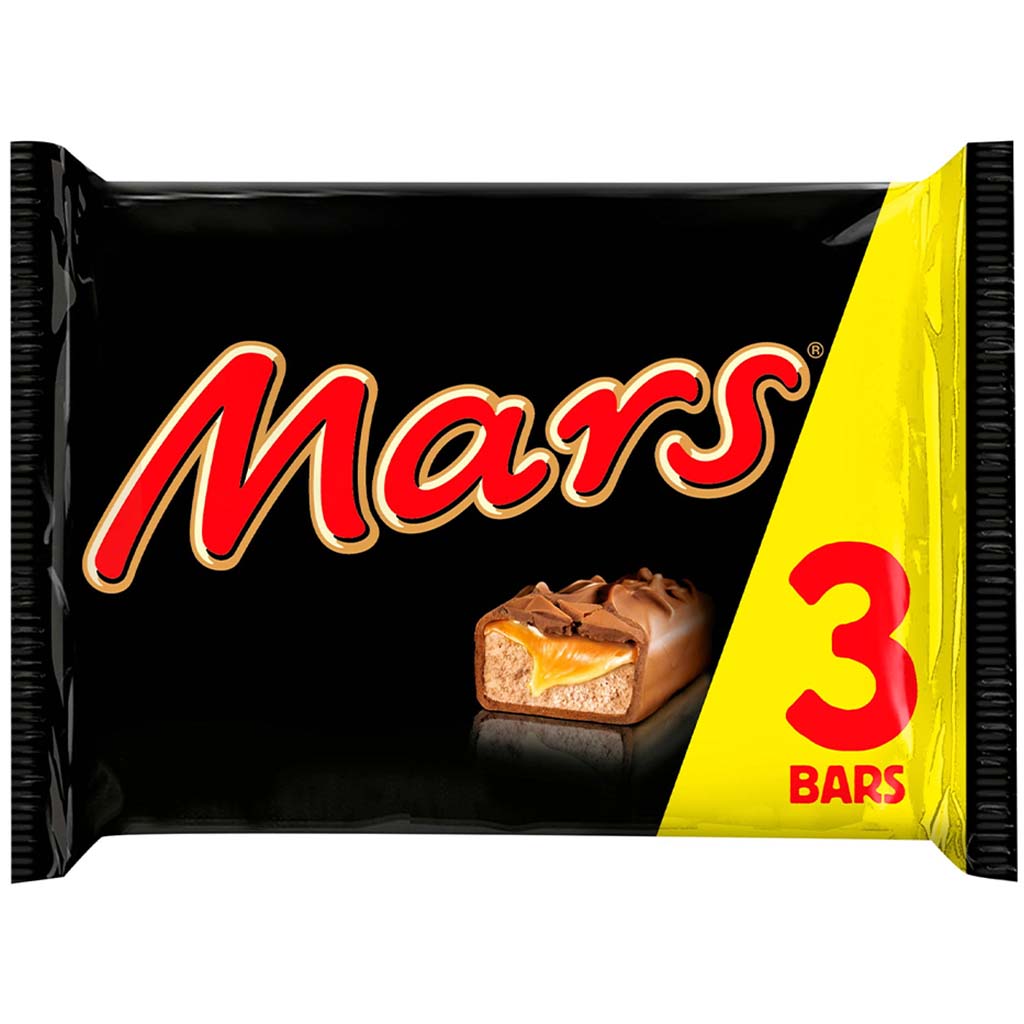 Mars Chocolate 3 Bar-118.2gram (39.4gram 3 bar)