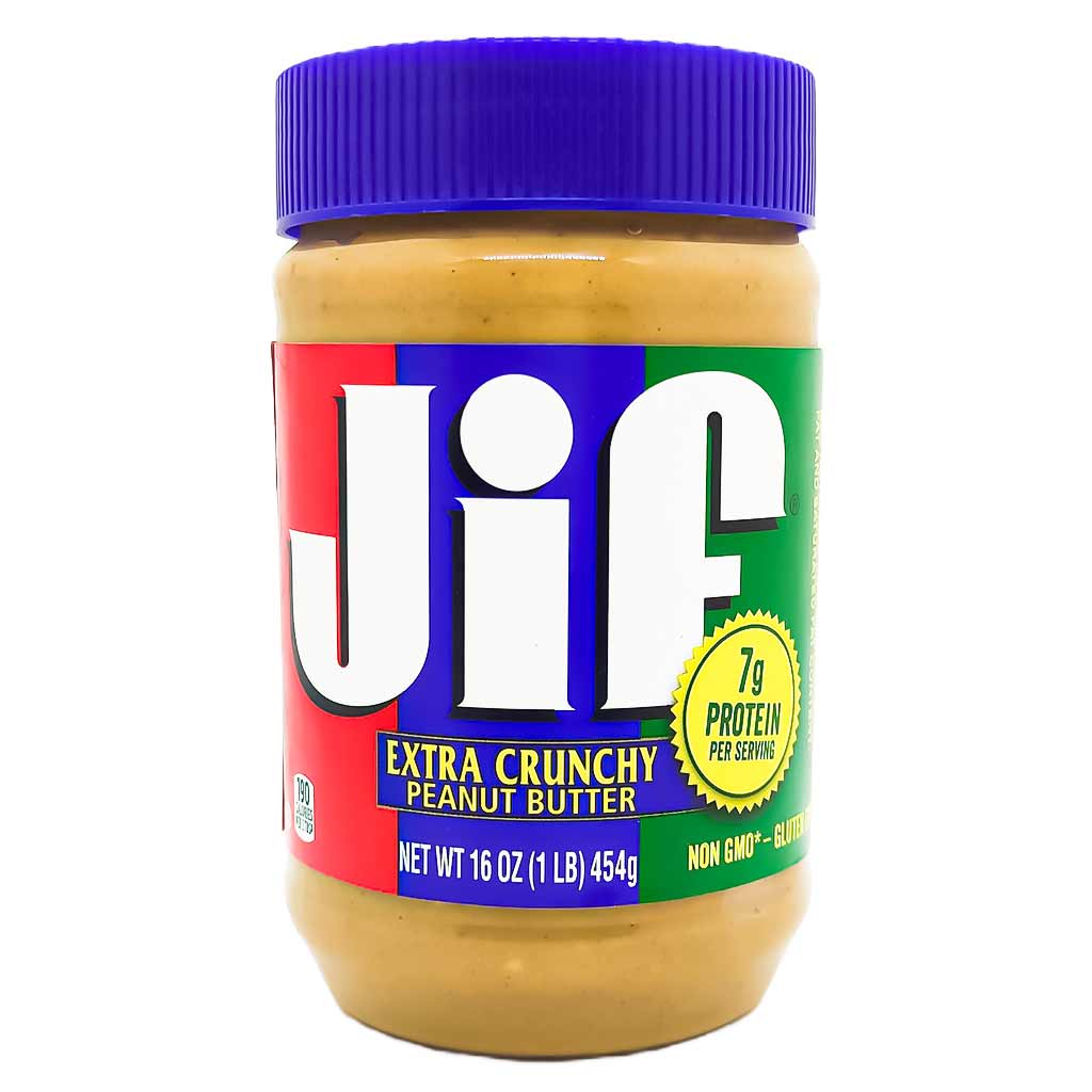 Jif Extra Crunchy Peanut Butter-454gram