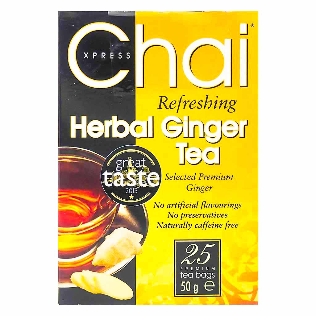 Chai Xpress Herbal Ginger Tea- 50 gram (25 tea bags)
