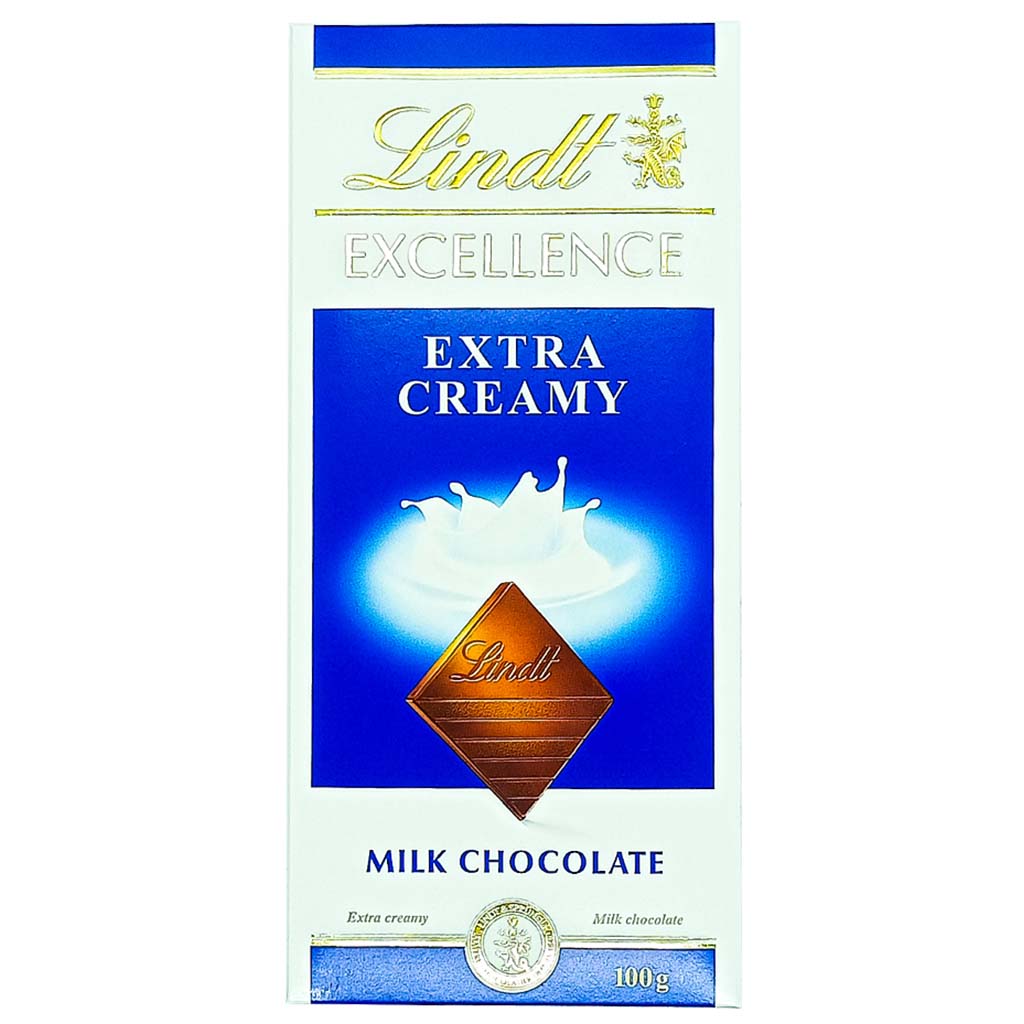 Lindt Excellence Extra Creme Milk Chocolate-100gram