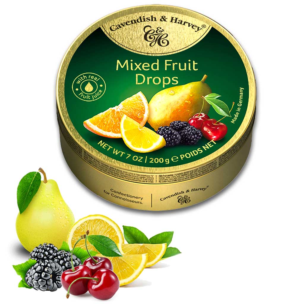 Cavendish & Harvey Mixed Fruity Drops -200gram