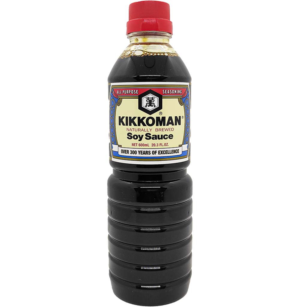 Kikkoman Naturally Brewed Soy Sauce 600ml