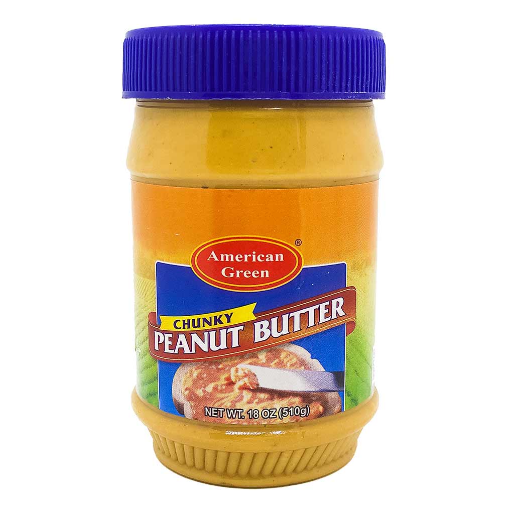 American Green Chunky Peanut Butter-510 gram