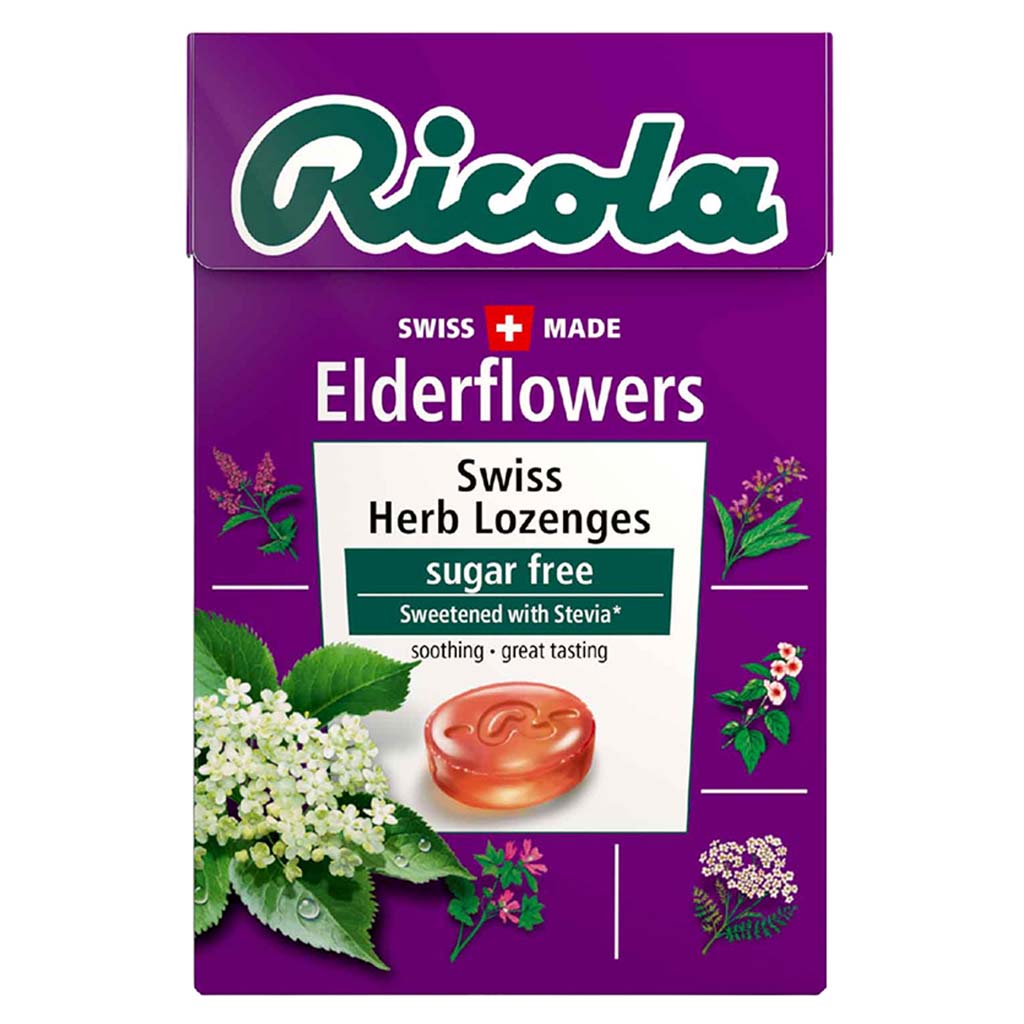 Ricola Elder Flowers Herb Lozenges-45gram