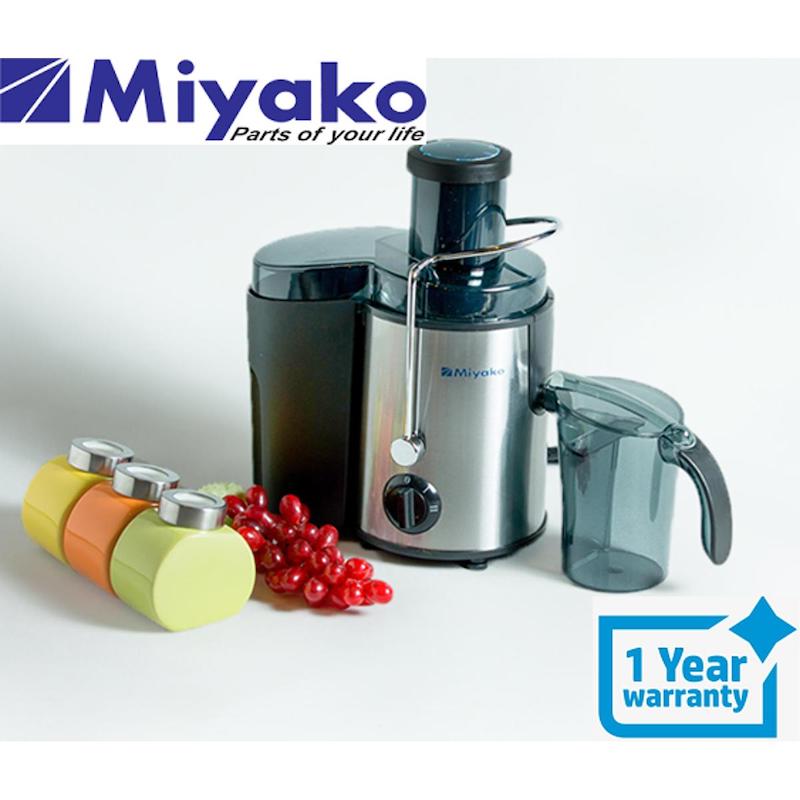 Miyako Extra Large Feeding Tube Juice Extractor for Fruites & Vegetables, MFJ-516, Black&Silver