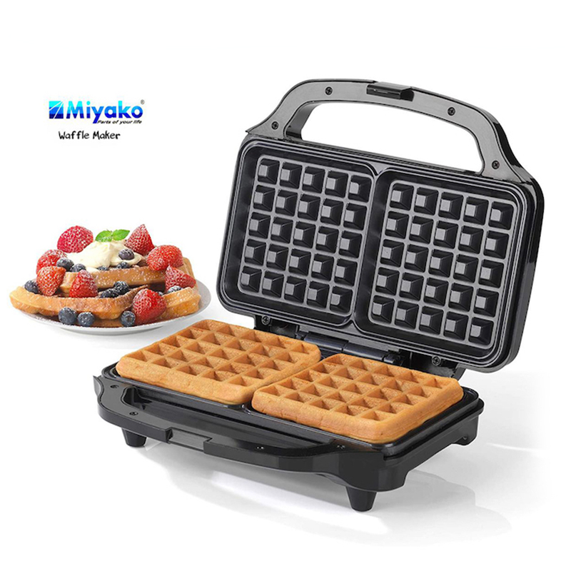 Miyako Delicious Waffle Maker, WF-Z96, Black
