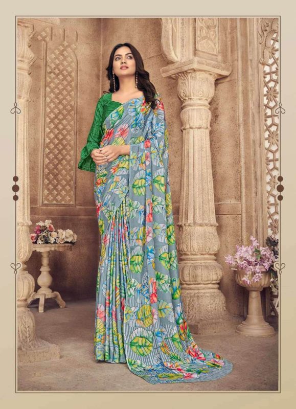 Fancy Crepe Silk Saree