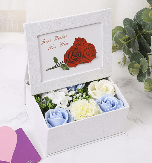 Soap Flower Gift Box With Frame