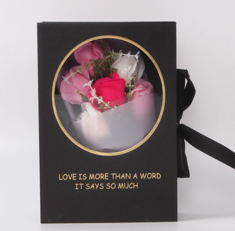 Book Shape Soap Flower Box