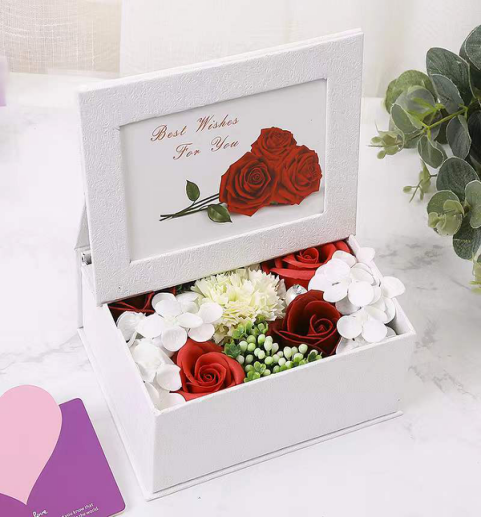 Soap Flower Gift Box With Frame