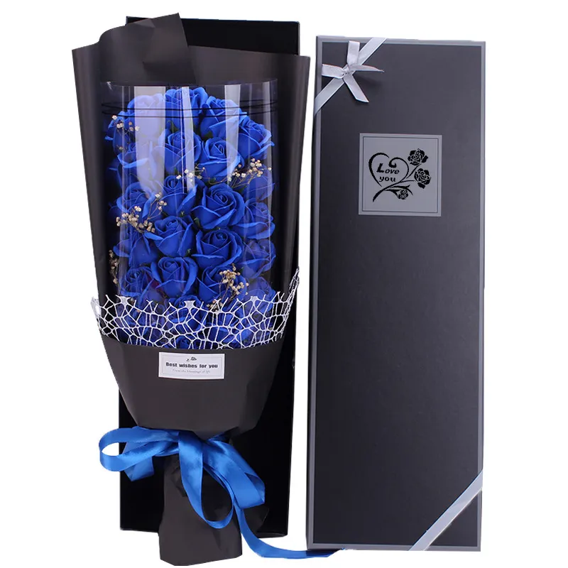 Luxury Boxed Soap Flower Bouquet