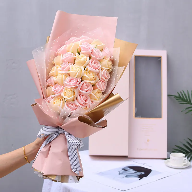 Rose Soap Flower Bouquet