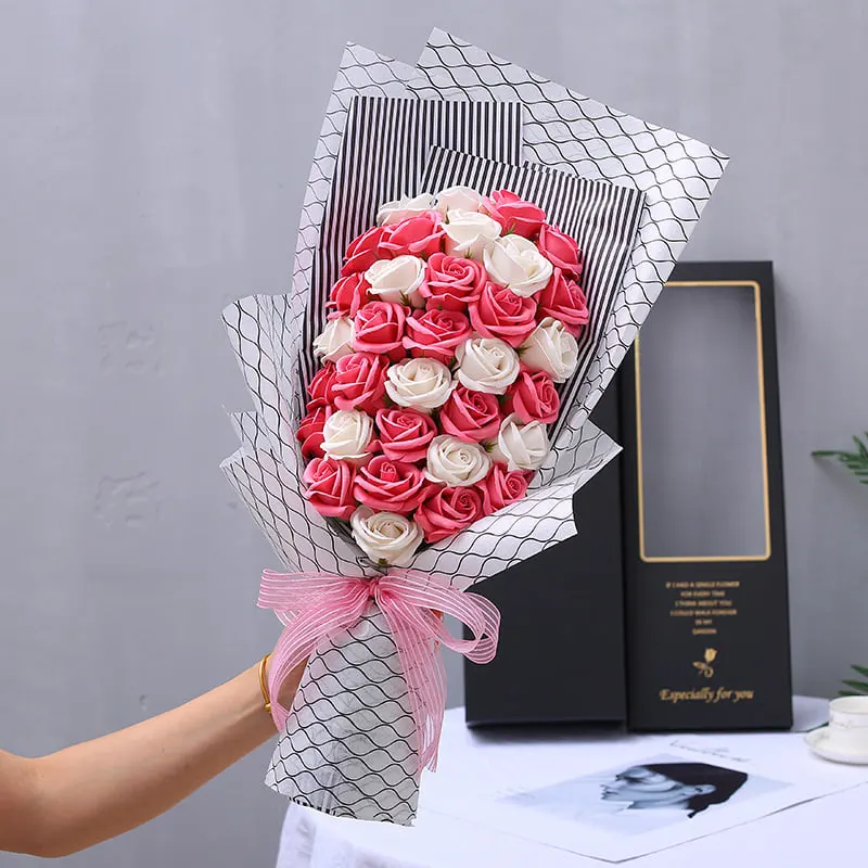 Rose Soap Flower Bouquet